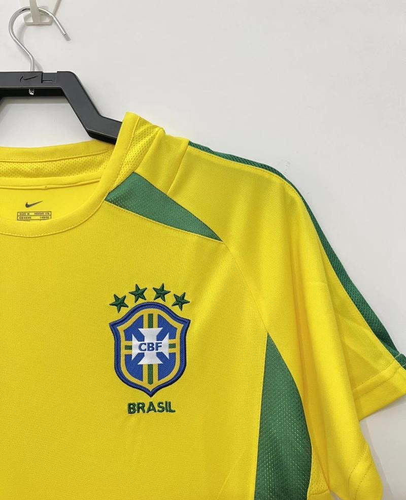 Brazil 2002 Retro Home Jersey